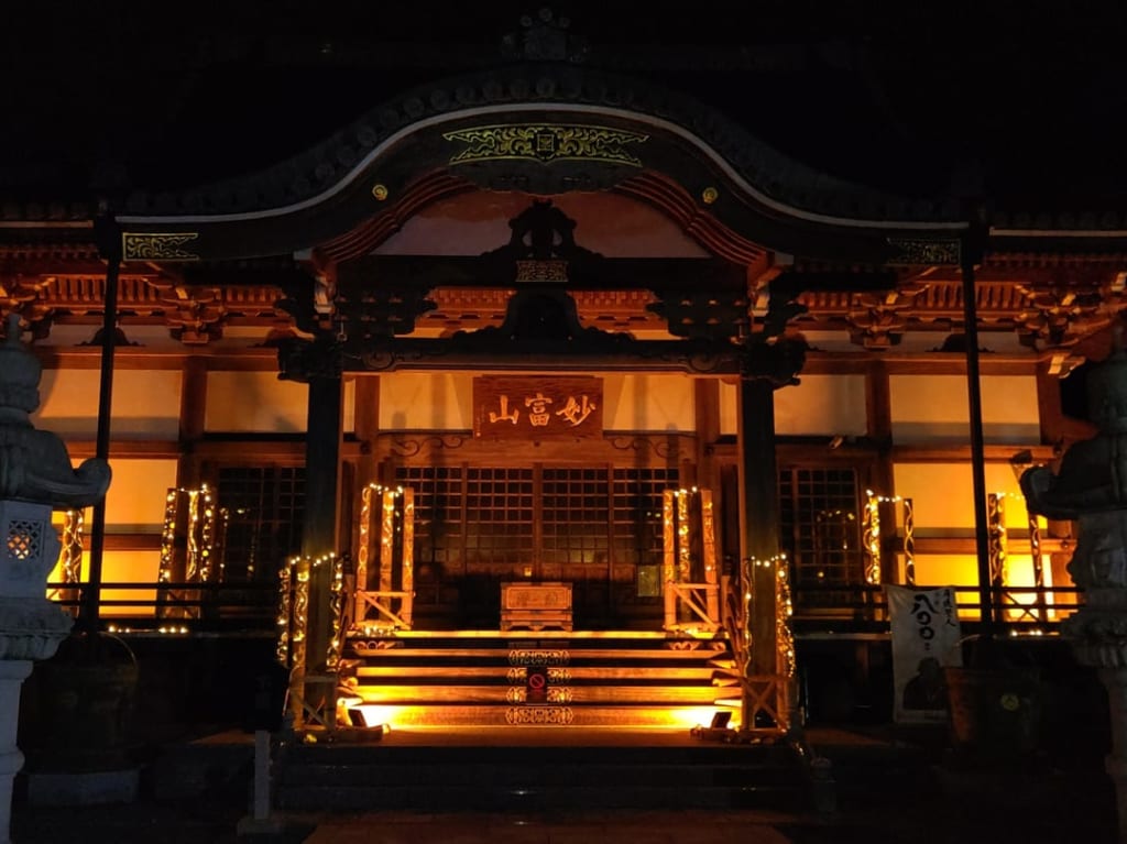 法蔵寺ライトアップ